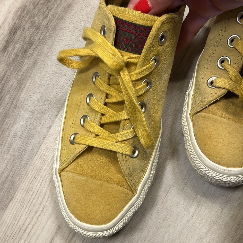 Converse All Star Chuck Taylor Low Suede Leather Desert Marigold | Rare Colorway - Picture 8 of 12